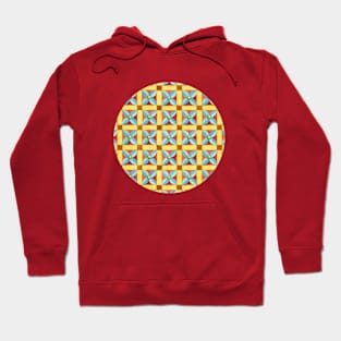 Heraldic Quartrefoil Chequers Hoodie